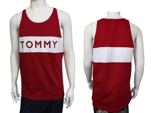 tt-09T3547-608MAHOGANY-L トミーヒルフィガー TOMMY HILFIGER メンズ タンクトップ トップス レッド L