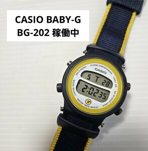 CASIO BABY-G BG-202 稼働中 デジタル腕時計 メンズ レディース カシオ ベビーG