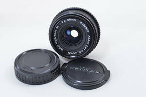 【ecoま】ペンタックス PENTAX-M 28mm F2.8 no.6024927 Kマウント マニュアルレンズ