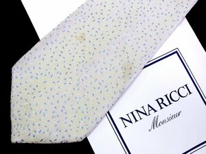 ♪8163D♪状態並品【小花 植物 柄】ニナリッチ【NINA RICCI】ネクタイ