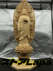 阿弥陀如来 彫刻 立像 仏像 佛像 置物 美術工芸品 仏教美術◆ 阿弥陀如来像 現生安穏 極楽往生 仏教美術 美術品