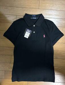 POLO ポロシャツ　黒　ブラック　レディースM