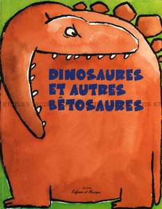 フランスのアンティーク絵本 DINOSAURES ET AUTRES BETOSAURES 1994 フランス語 送料無料★vm0126