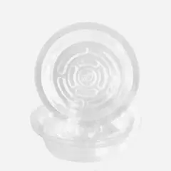 受け皿 植木鉢 直径20cm 透明 プラスティック製 8点セット