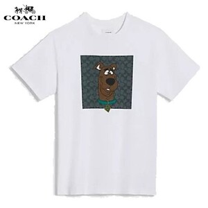 ◆値下げしました！◆新品/正規品◆【COACH★CG610-M】COACH×SCOOBY-DOO! シグネチャー半袖Tシャツ ユニセックスモデル 定価23,100円 即決