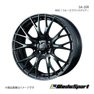 WedsSport/SA-20R フィット/フィットアリア GD1/2/3/4/5/6/7/8/9 アルミホイール1本【15×6.0J 4-100 INSET38 WBC】0072776