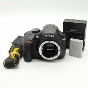 【良品】Nikon デジタル一眼レフカメラ D3400 ボディー ブラック D3400BK