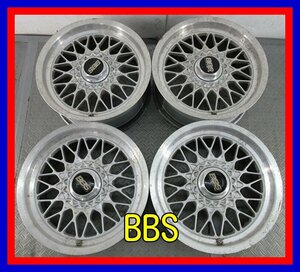 ■中古ホイール■　BBS RG016 15インチ 7J +25 4H 114.3 カスタム メッシュ 深リム AW 人気 ブランド 入手困難 激安 送料無料 D539