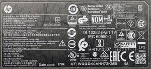 (送料無料) HP TPN-CA01/TPN-DA01 USB Type-C 45W 15V-3A 12V-3A 5V-2A ACアダプタ A05R059L (HP Elite x2 1012 G1等対応 (管:HaN-02 x2s4