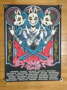 BABYMETAL SCREEN PRINTED POSTER ベビーメタルポスター