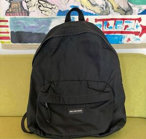 BALENCIAGA バレンシアガ EXPLORER エクスプローラー　ロゴパッチ　リュックサック ブラック バックパック　リュック　黒　ストリート　