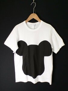 コムデギャルソンSHIRT ベアブリシャドー 半袖Ｔシャツ【メンズＳ/3.3万円/白・ブラック/未使用】f3E0