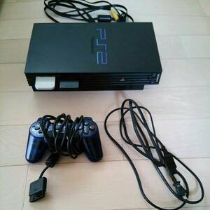 SONY プレイステーション2本体 PS2 動作確認済み コントローラ付き メモリーカード二個付き