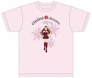 新品 新作 安室奈美恵 沖縄 セブンイレブン限定 エミーナ Tシャツ ピンク M emina