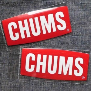 CHUMS ステッカー 2枚セット CH62-1071 新品 LOGO M 防水素材