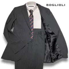 極美品 BOGLIOLI 現行モデル 46 セットアップ スーツ グレー M