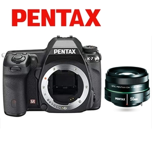 ペンタックス PENTAX K-7 50mm 1.8 単焦点 レンズセット ブラック デジタル一眼レフ カメラ 中古