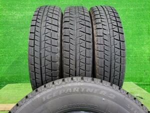 ブリヂストン ブリジストン BS スタッドレスタイヤ 4本セット ICEPARTNER 2 145/80R13 2021年 8分山