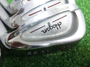 レディース♪BEN Hogan ベンホーガン EDGE FORED エッジ / 4番～9番・E・S アイアン 7本セット 純正カーボンシャフト フレックス ? A1613♪