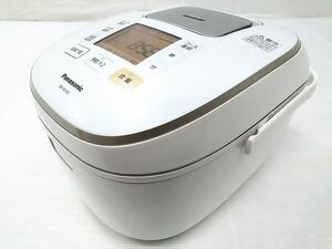 ★動作品 Panasonic パナソニック IHジャー炊飯器 ダイヤモンド銅釜 SR-HX107 5.5合炊き 1.0L 2017年製 1216-336E□ @100★