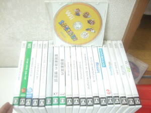 Wiiソフト20本まとめ【Wiiであそぶピクミン2/マリオカートWii/戦国無双3・猛将伝 含むいろいろ20本セット】中古