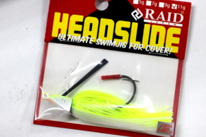 ★RAID JAPAN レイドジャパン HEAD SLIDE ヘッドスライド 11ｇ #HS008 CHART BACK PEARL★