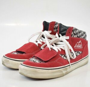 FOG×VANS/フォグ×バンズ　マウンテンエディション　ハイカットスニーカー　サイズ：27.5cm　カラー：レッド