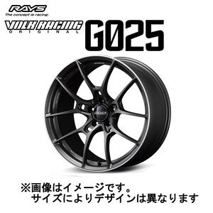 レイズ ボルクレーシング G025 (4本セット) 5/112 19x9.0J +32 マットガンブラック/リムエッジDC (MK) 06259903220MK