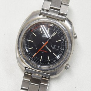 1円 不動品 腕時計 セイコー SEIKO 5スポーツ スピードタイマー 7017-8000 機械式 自動巻 メンズ SS 同梱不可