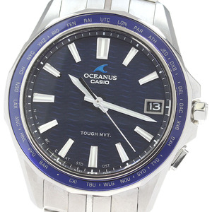 カシオ CASIO OCW-S400-2AJF オシアナス マンタ400Series ソーラー電波 メンズ 良品 箱・保証書付き_860582