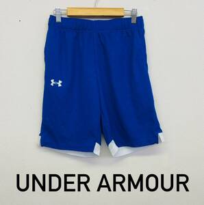 ★アンダーアーマー/UNDER ARMOUR★ハーフパンツ 青 XL レディース