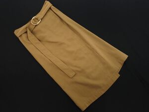 VICKY ビッキー スリット ベルト付 タイト スカート size1/ベージュ ■■ ☆ eja9 レディース