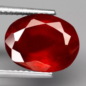 【天然大粒スペサルタイト 4.47ct:6845】非加熱 ナミビア産 Natural Spessartite Garnet 満礬柘榴石 裸石 標本 鉱物 宝石 jewelry Namibia