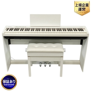 【引取限定】 Roland FP-30 Digital Piano 電子ピアノ 88鍵盤 2020年製 ホワイト スタンド付き ローランド 楽器 中古 直 T9612456