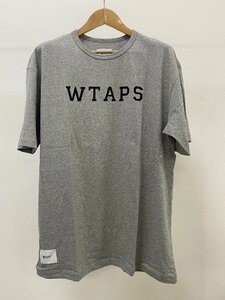 美品 WTAPS ダブルタップス 22SS ACADEMY SS COPO アカデミー 半袖 コットン Tシャツ サイズL