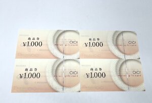 ●OIOI マルイ ギフトカード 商品券 1000円 金券 送料無料