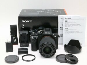 ●○【良品・総シャッター数3200回以下・元箱付】SONY α7 II ILCE-7M2 ズームレンズキット ミラーレス 一眼カメラ ソニー●026047001m○●