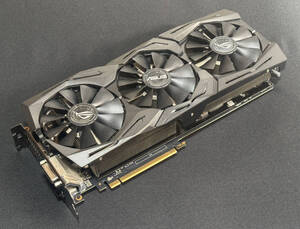 中古 ASUS ROG-STRIX-RX580-O8G-GAMING (AMD RADEON Aura Sync グラフィックボード グラボ)