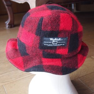 United Arrows ｘ Woolrich　ユナイテッドアローズ ウールリッチ　GLR　米国製生地使用　ウールハット　バッファローブレイド　帽子