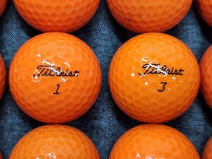 ロストボール 　Titleistタイトリスト 　HVC-SOFT FEEL 　オレンジ　30個