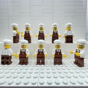 C15　レゴミニフィグ　カフェオーナー　10個セット　新品未使用　LEGO社純正品