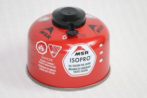 【新品】 MSR ISOPRO FUEL CANISTER 　エムエスアール　イソプロ　ガス缶　3.9OZ OD缶　即納　美品　入手困難　エムエスアールイソプロガス