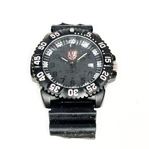 【1円スタート】LUMINOX ルミノックス ネイビーシールズ 3050/3950 ブラック文字盤 クオーツ メンズ腕時計 ジャンク 330979