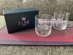 elbe crystal ペアグラス