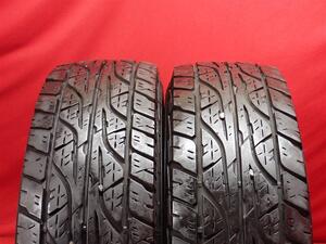 タイヤ2本 《 ダンロップ 》 グラントレック AT3 [ 245/75R16 108/104Q ]7.5分山★ ラングラー エクスプローラー n16