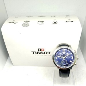 R-01958 TISSOT T055417A ティソ クロノグラフ クォーツ メンズ 腕時計 箱 説明書付 動作未確認 13