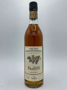 【未開栓】ピノー・デ・シャラント Domaine FRADON extra vieux PINEAU DES CHARENTES 甘味果実酒 BAR DORAS 216本限定 500ml 17.5% ●1280