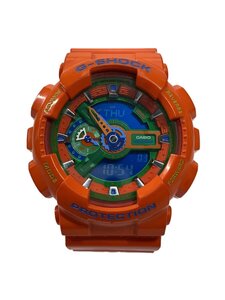 CASIO◆クォーツ腕時計・G-SHOCK/デジアナ/ラバー/ORN/ORN