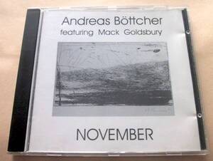 Andreas Bottcher Mack Goldsbury■NOVEMBER■CD IMPROVISATION