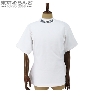 101724602 バレンシアガ BALENCIAGA モックネック Tシャツ 半袖 841590 ホワイト 白 コットン XS トップス ユニセックス